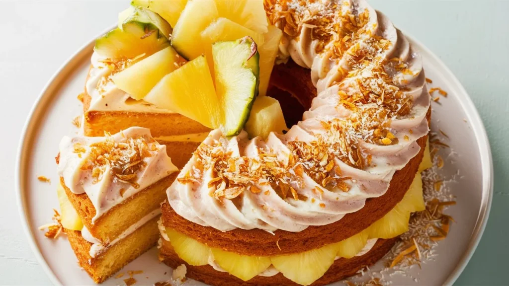 Pineapple Coconut Dream Cake