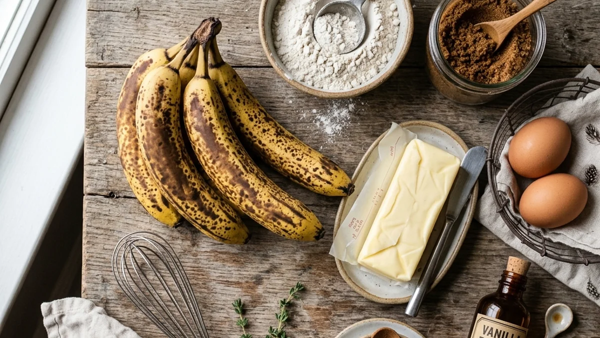 Banana Bread Ingredients