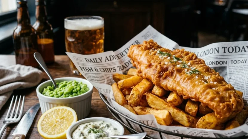Classic British Beer-Battered Fish and Chips Recipe Classic British Fish and Chips